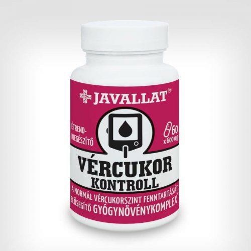 VÉRCUKOR KONTROLL - 60 db étrend-kiegészítő gyógynövénykapszula