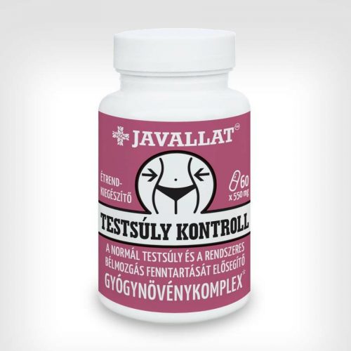 TESTSÚLY KONTROLL - 60 db étrend-kiegészítő gyógynövénykapszula