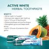 Fogfehérítő és frissítő fogkrémgél 75 ml - ACTIVE WHITE - HIMALAYA