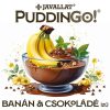 Banán és csokoládé ízű instant pudingpor 12 adag - PUDDINGO