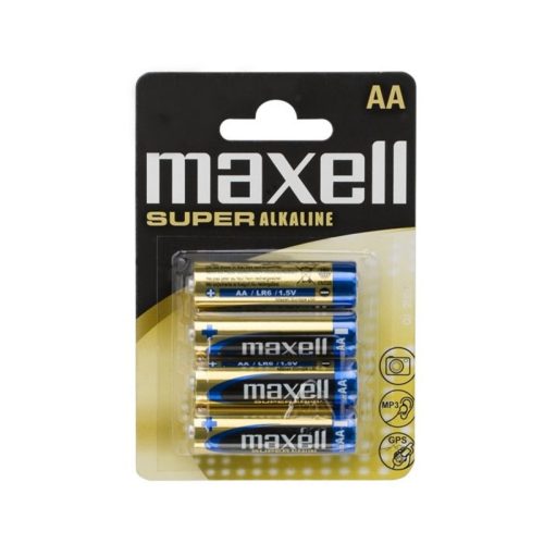 Ceruza elem AA LR6 XL Super Alkaline 1,5 V 4 db - Maxell 18730