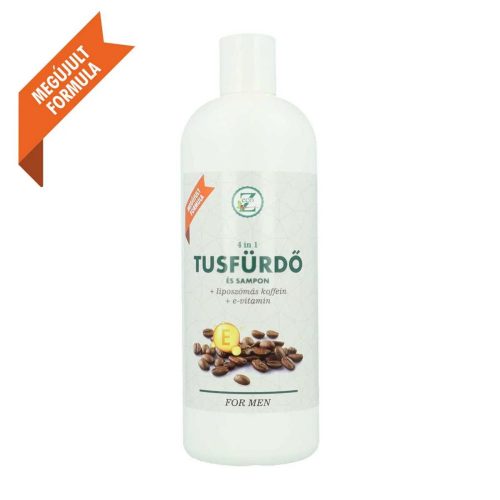 Férfi tusfürdő és sampon, Antioxidáns - 500 ml - Eco-Z 4in1