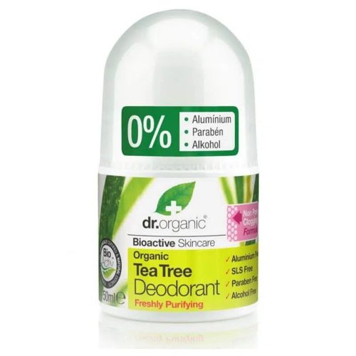 Teafa BIO golyós dezodor 50 ml - Dr. Organic