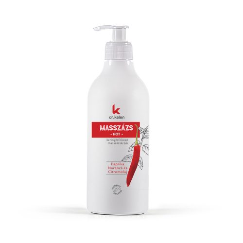 HOT masszázskrém 500 ml - Dr. Kelen