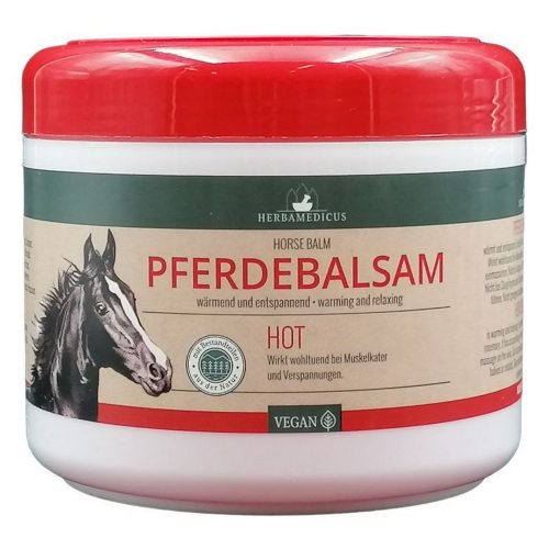 Piros melegítő lóbalzsam 500 ml - HERBAMEDICUS