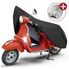 Motortakaró ponyva SCOOTER - S méret - 185x90x100 cm fekete - WALSER 41040