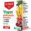 Vegan Multivitamin komplex - 60 db étrend-kiegészítő kapszula - Dr. Herz