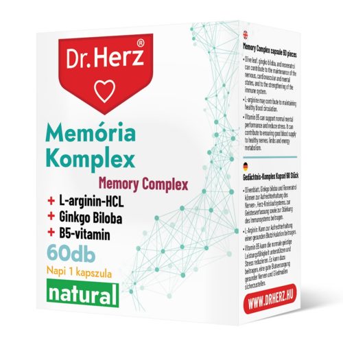 Memória komplex - 60 db étrend-kiegészítő kapszula - Dr. Herz