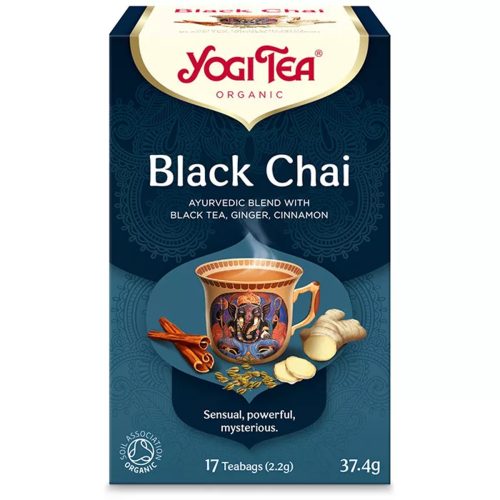 Fekete CHAI BIO TEA - YOGI TEA®