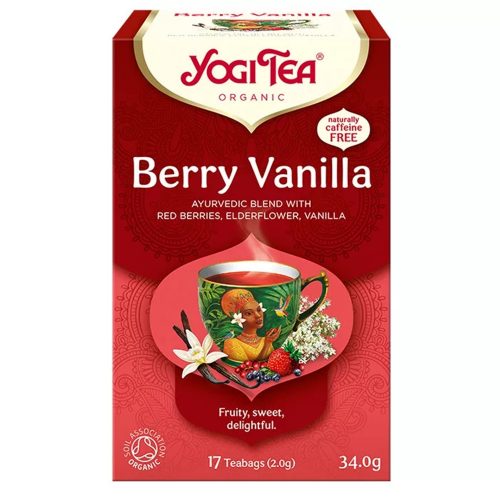 BERRY VANILLA - BOGYÓS GYÜMÖLCSÖS BIO TEA - YOGI TEA®