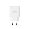 Hálózati Adapter USB + Type-C - gyorstöltő, PD20W - fehér - 55047WH