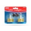 LED-es teamécses 2 db arany színű - 55245G