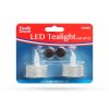 LED-es teamécses 2 db ezüst színű - 55245S