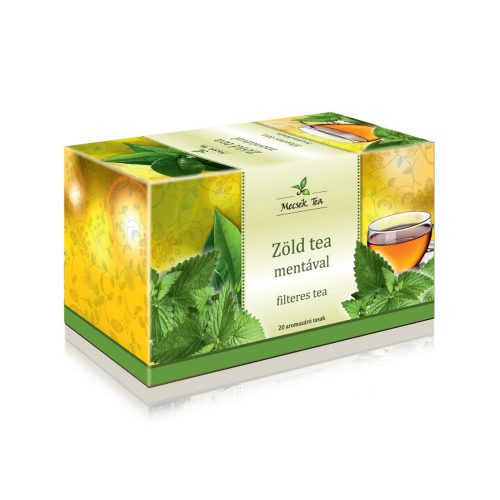 Zöld tea mentával - 20 db filter, 20x2 g - MECSEK