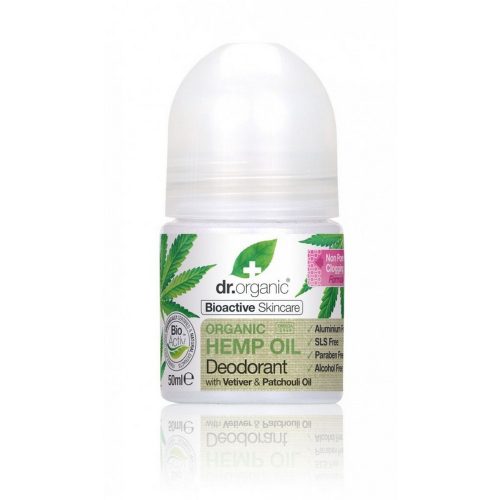 Kendermagolaj BIO golyós dezodor 50 ml - Dr. Organic