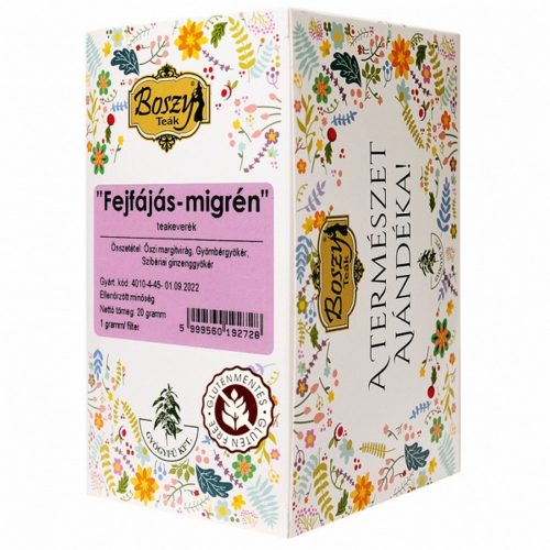 FEJFÁJÁS - MIGRÉN teakeverék - 20 db filter, 20x1 g