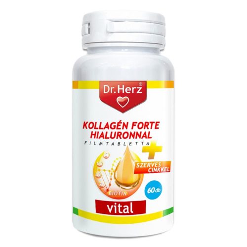 KOLLAGÉN FORTE HIALURONNAL - 60 db étrend-kiegészítő tabletta - Dr. Herz