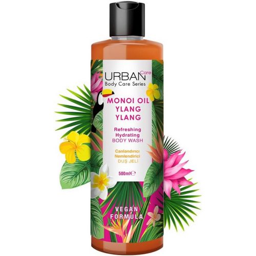 Monoi olaj és Ylang-Ylang tusfürdő 500 ml - URBAN CARE